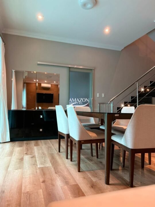 CONDOMÍNIO PONTA NEGRA - CASA DUPLEX MOBILIADA 200m2 - DISPONÍVEL PARA LOCAÇÃO