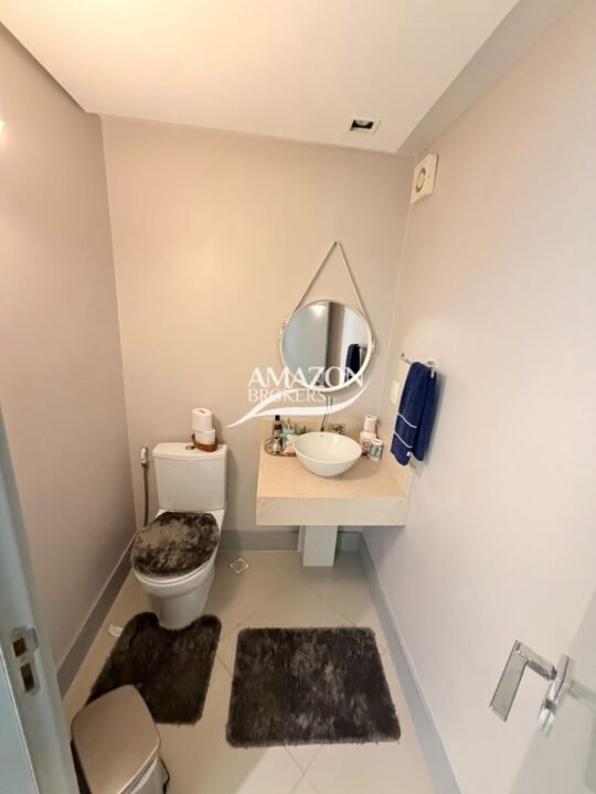 PRIVILEGE CLUB RESIDENCE, ADRIANÓPOLIS - APARTAMENTO 215 m2 MOBILIADO - DISPONÍVEL PARA LOCAÇÃO